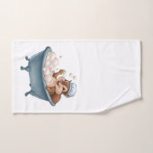 Retro eekhoorn Baby shower Handdoek (Handdoek)