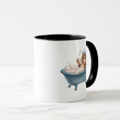 Retro eekhoorn Baby shower Mok (Voorkant rechts)