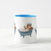 Retro Eekhoorn Baby Shower Mok (Midden)