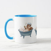 Retro Eekhoorn Baby Shower Mok (Links)