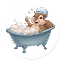 Retro eekhoorn Baby shower