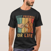 Retro Eekhoorn Bestie - Fist Bump Forever