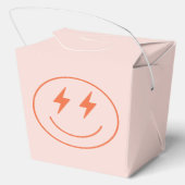 Retro Een Gelukkig Babe Favor Box Bedankdoosjes (Achterkant)