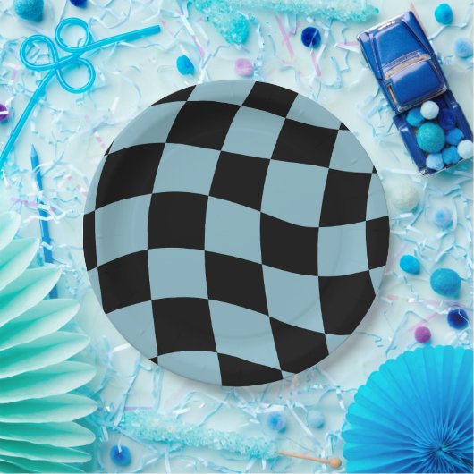 Retro Een Gelukkig Dude 1e Verjaardagsfeest Papieren Bordje (Feest)