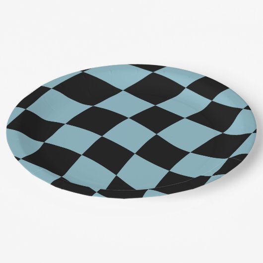 Retro Een Gelukkig Dude 1e Verjaardagsfeest Papieren Bordje (Gekanteld)