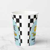 Retro Een Gelukkig Dude Verjaardag Papier Cup Papieren Bekers (Links)