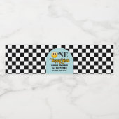 Retro Een Gelukkig Dude Verjaardag Water Fles Labe Waterfles Etiket (Enkel label)