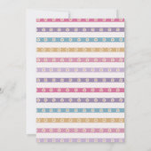 Retro Een In De Zon Zonneschijn 1e Meisje Verjaard Kaart (Achterkant)