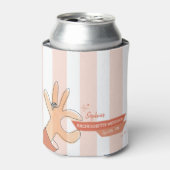 Retro Een Laatste Fling Bachelorette Blikjeskoeler (Blikje Voorkant)