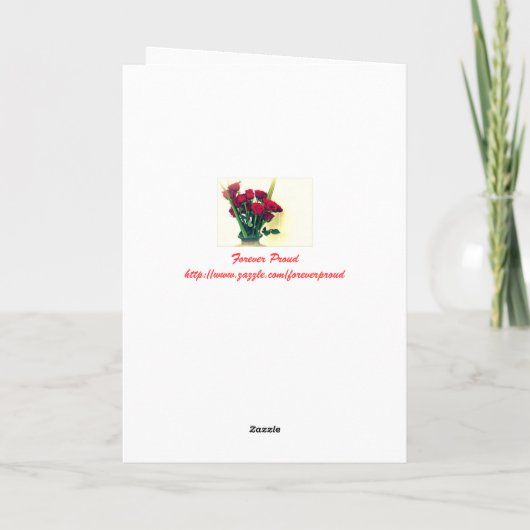 Retro "Een Valentijn voor mijn leraar" Wenskaart Feestdagen Kaart (Achterkant)