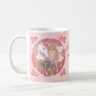 Retro Eenhoorn Koffiemok