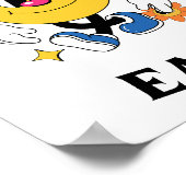 Retro Eenvoudig Poster (Hoek)