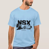 Retro Eerste Generatie NSX 90s Era JDM Auto T-shir T-shirt (Voorkant)