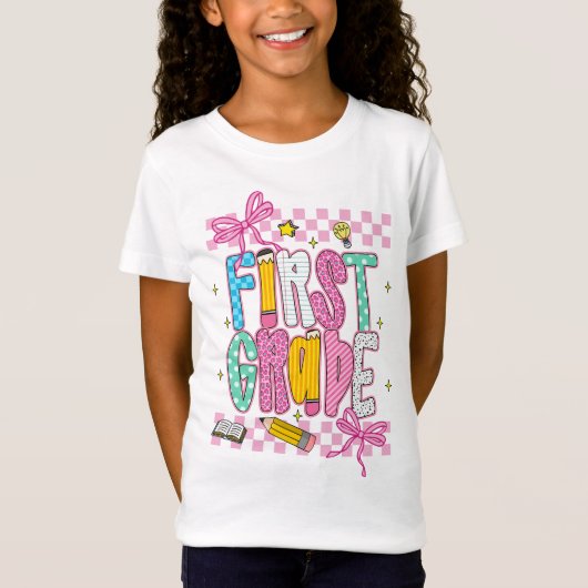 Retro Eerste Klas  T-shirt (Voorkant)