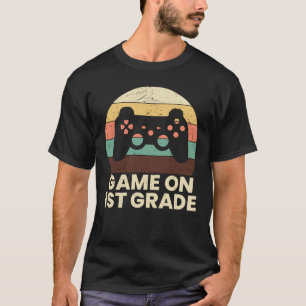 Retro Eersteklas Gamer Terug naar School Kinderen T-shirt