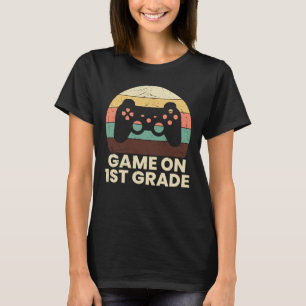 Retro Eersteklas Gamer Terug naar School Kinderen T-shirt