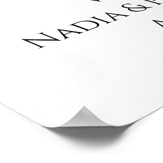 Retro eet Drink en zijn huwelijksfeest Poster (Hoek)