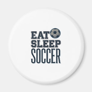 Retro Eet Slaap Voetbal T-shirt Ontwerp (2)_1 Magneet