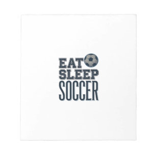 Retro Eet Slaap Voetbal T-shirt Ontwerp (2)_1 Notitieblok