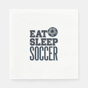 Retro Eet Slaap Voetbal T-shirt Ontwerp (2)_1 Servet