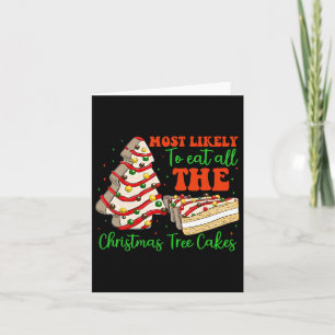 Retro eet waarschijnlijk alle kerstbomen op kaart
