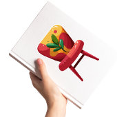 Retro Eettafelstoel Sticker