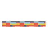 Retro effen blok ontwerp/Set 2 Grosgrain Lint (Voorkant)