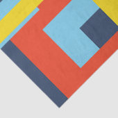 Retro effen blok ontwerp/Set 2 Tissuepapier (Detail)