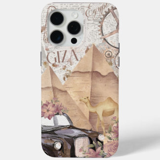 Retro Egyptische telefoonhoes iPhone 15 Pro Max Hoesje
