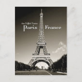 retro eiffeltoren briefkaart (Voorkant)