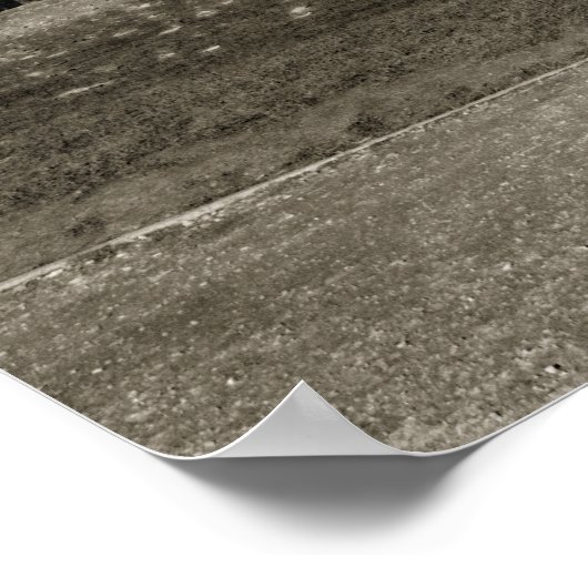 retro eiffeltoren poster (Hoek)