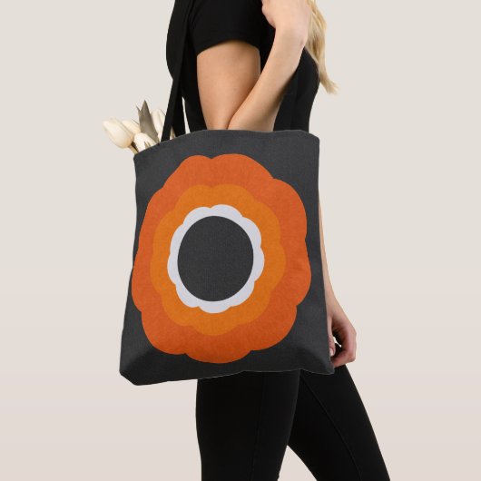 Retro  eigentijdse stijl Rosette Tote Bag (Dichtbij)