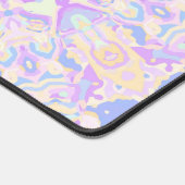 Retro eigenzinnige eclectische Boho Pastel Mandal Bureaumat (Hoek)