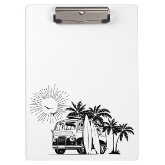 Retro Eindeloze Zomer Klembord