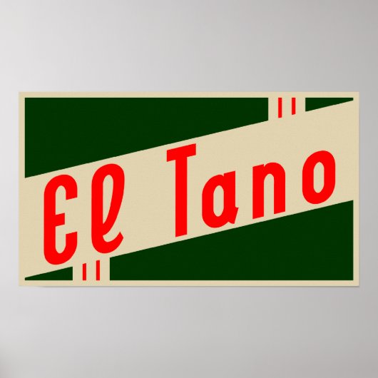 retro el tano poster (Voorkant)