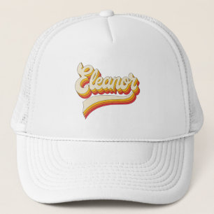 Retro Eleanor Naam 70s Vintage Design Trucker Pet