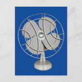Retro Electric Fan Briefkaart (Voorkant)