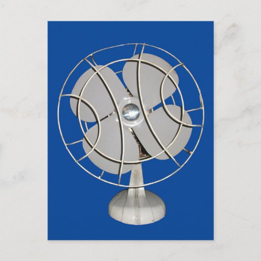 Retro Electric Fan Briefkaart (Voorkant)
