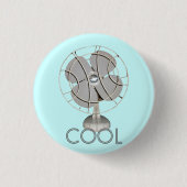 Retro Electric Fan Ronde Button 3,2 Cm (Voorkant)