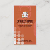 Retro Electro met Logo Visitekaartjes (Achterkant)