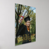 Retro Elegance Afstuderen Schoolfoto Folie Afdrukken (Laagn)