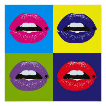 Retro  Elegant Chic Hipster Pop Art
