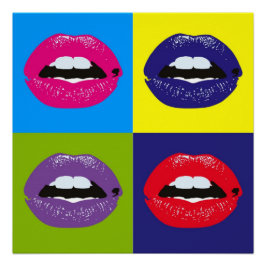 Retro  Elegant Chic Hipster Pop Art Perfect Poster