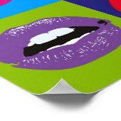 Retro  Elegant Chic Hipster Pop Art Poster (Hoek)