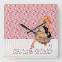Retro Elegant Meisje Pinup