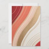 Retro Elegant Script High School Graduation Aankondiging (Achterkant)