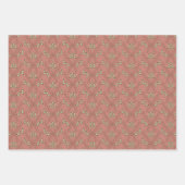 Retro Elegante Botanische Art Nouveau Geïnspireerd Inpakpapier Vel (Voorkant 3)