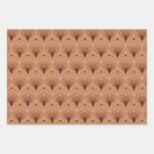 Retro Elegante Botanische Art Nouveau Geïnspireerd Inpakpapier Vel (Voorkant 2)