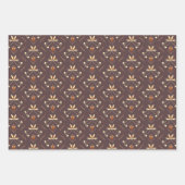 Retro Elegante Botanische Art Nouveau Geïnspireerd Inpakpapier Vel (Voorkant)