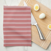 Retro Elegante Gestreepte Layout Keuken Handdoek (Quarter Fold)